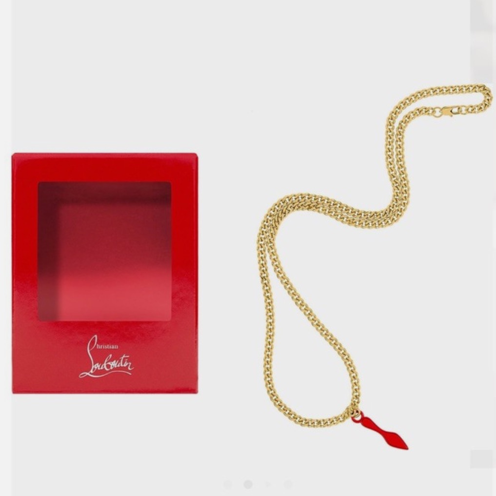 Christian Louboutin Gold Necklace